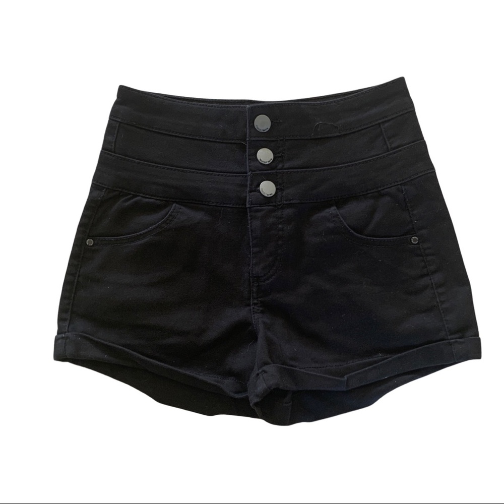SOLD: Black High Wasted Shorts